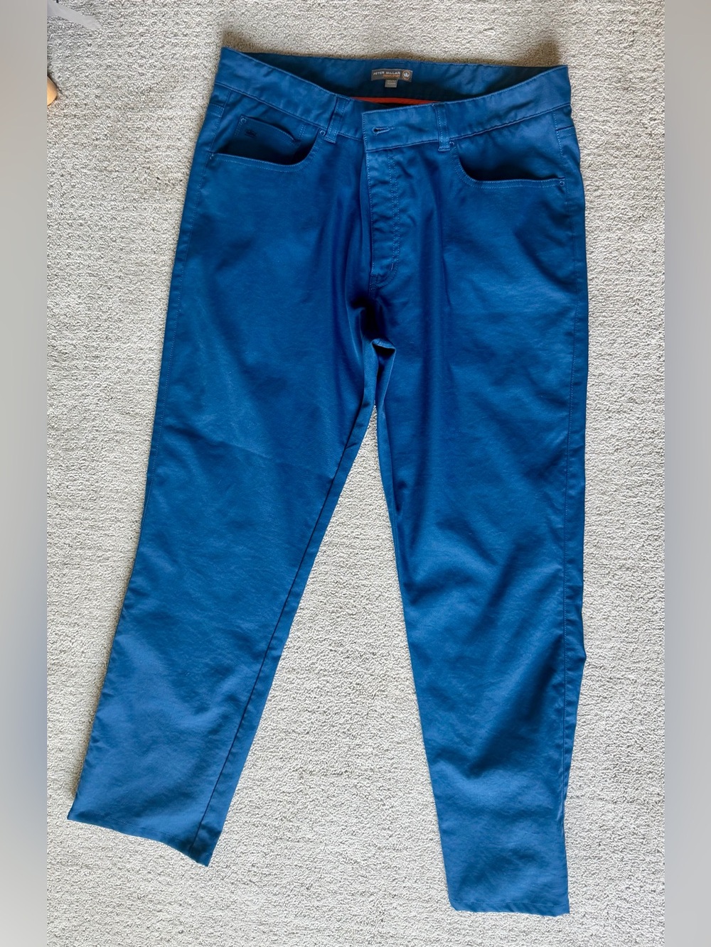 Peter Millar Men's Deep Blue Chinos